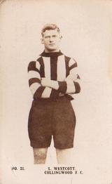 1923 Magpie Portraits of Our Leading Footballers #21 Henry Wescott Front